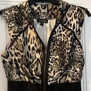 Women’s Bebe animal print dress